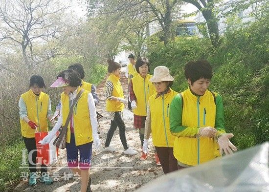 2016.04.19 광주천 쓰레기줍기 환경보호 활동